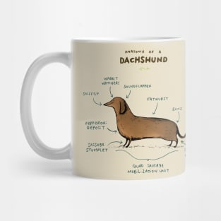 Anatomy of a Dachshund Mug